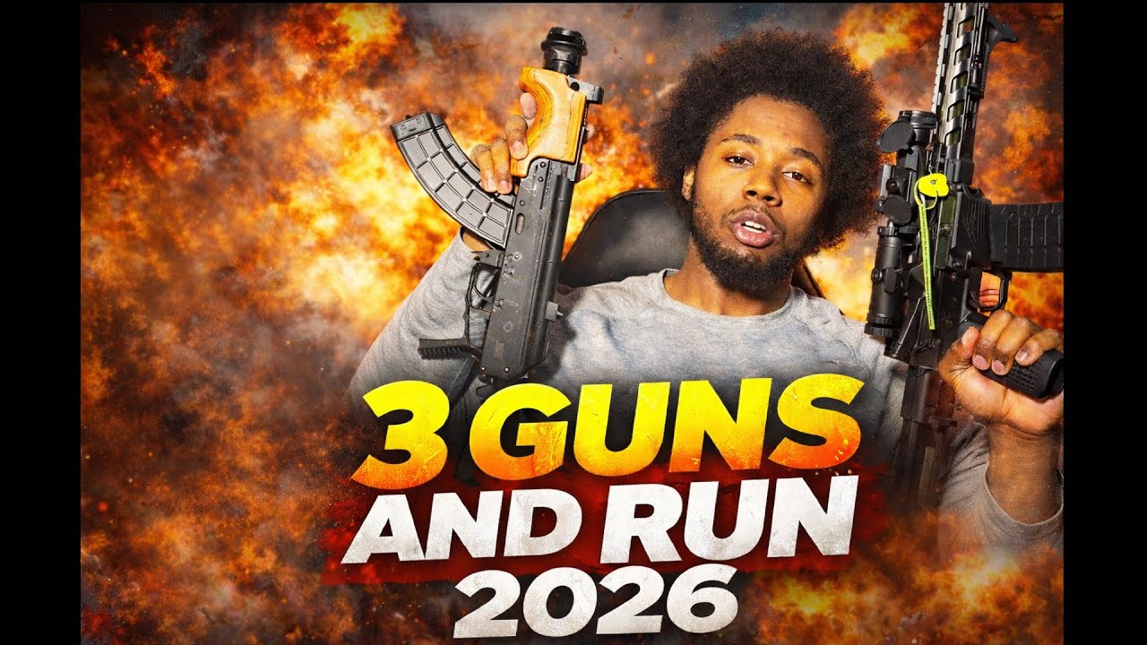 3 GUNS AND RUN 2026!! #3gunsandrun