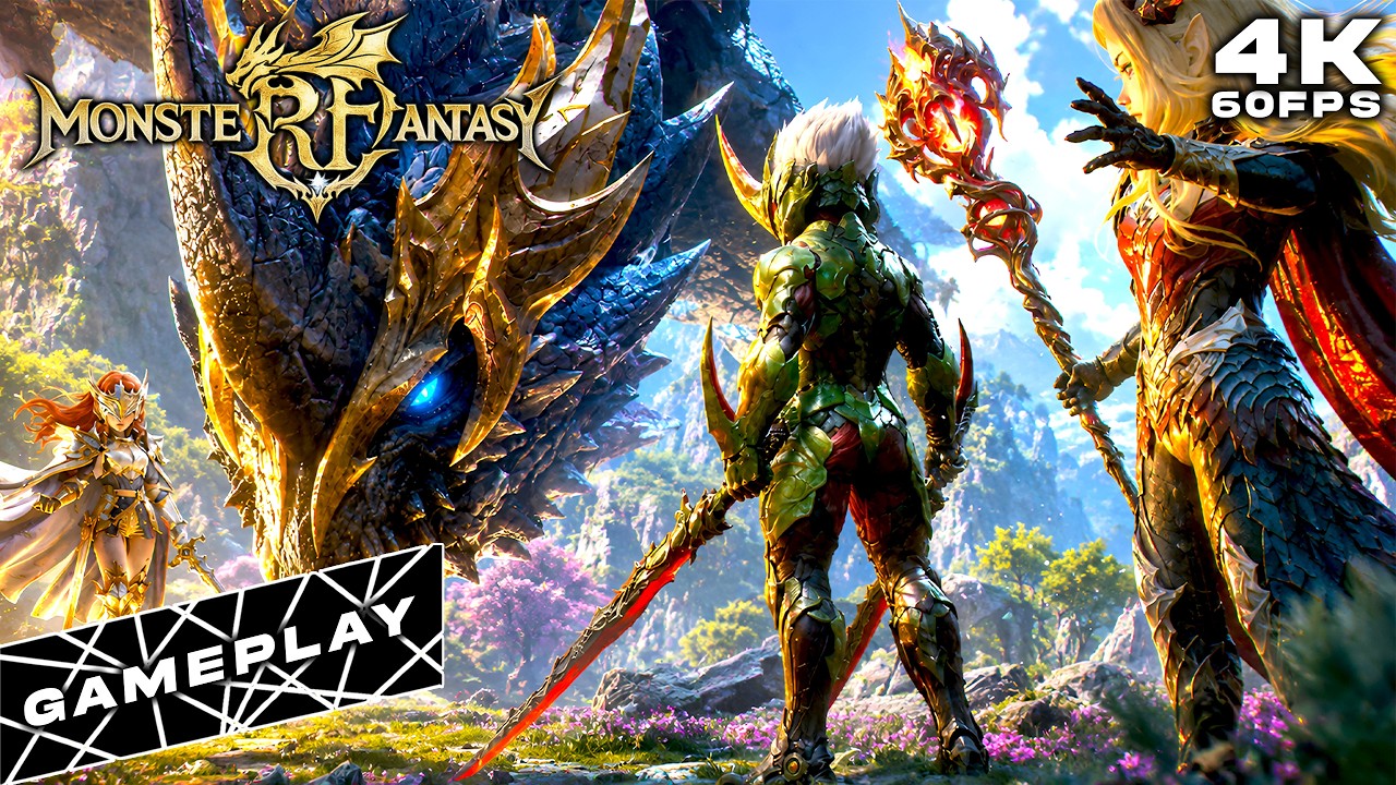 MONSTER FANTASY Gameplay - Cozy Monster Hunting RPG Game (4K60FPS)
