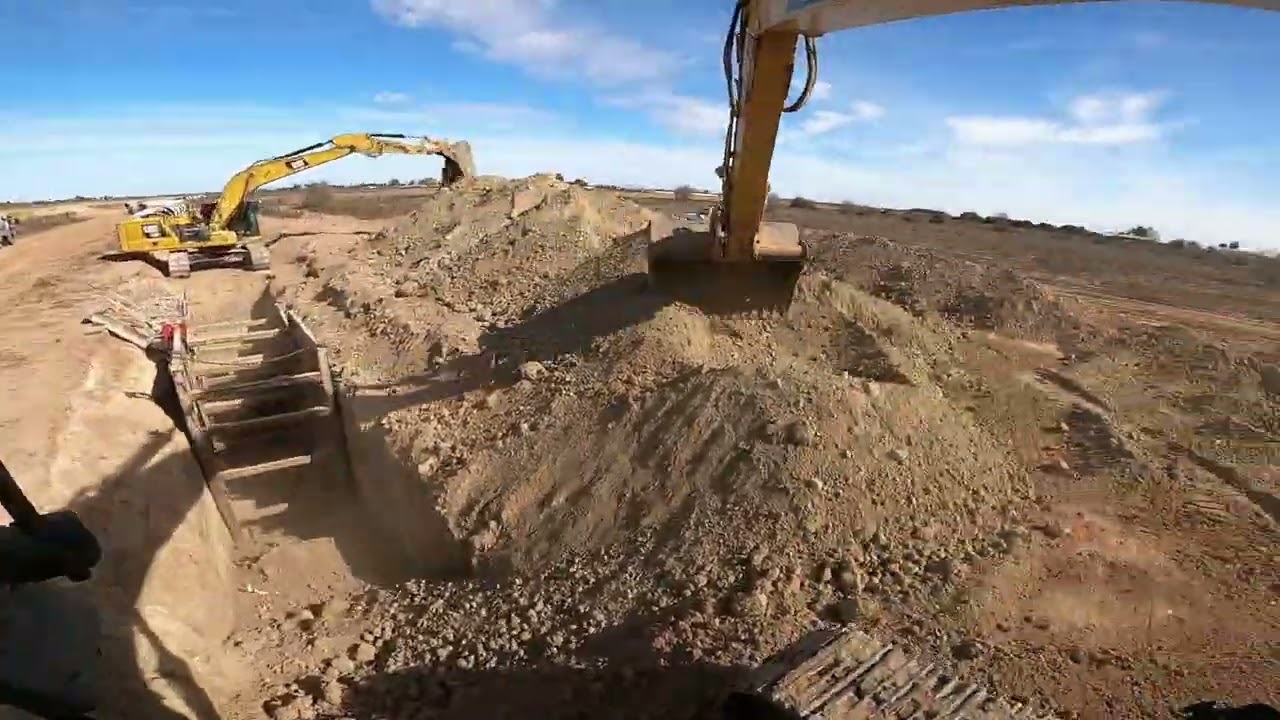 Excavating and Backfilling Pipeline Trench