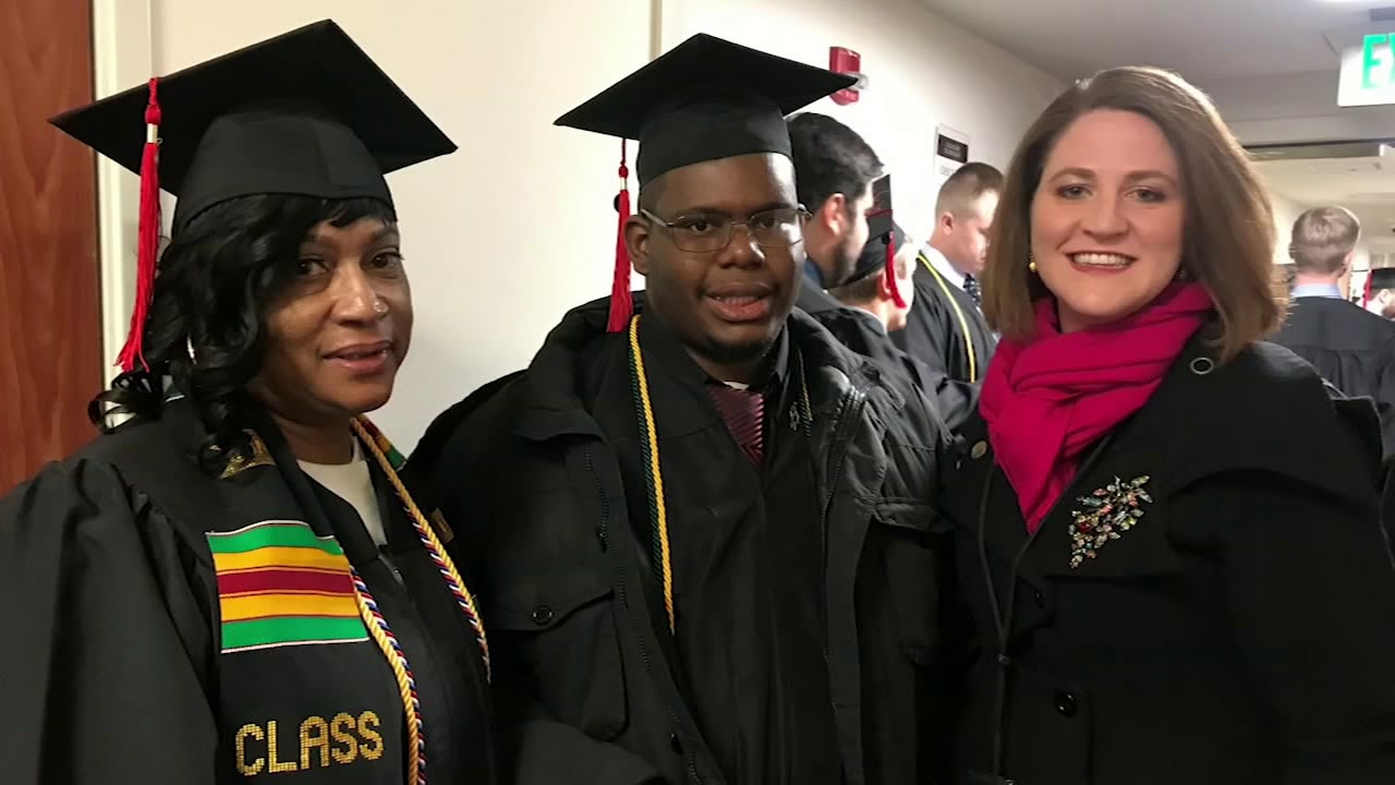 Autistic graduate defies odds with mom's unwavering support