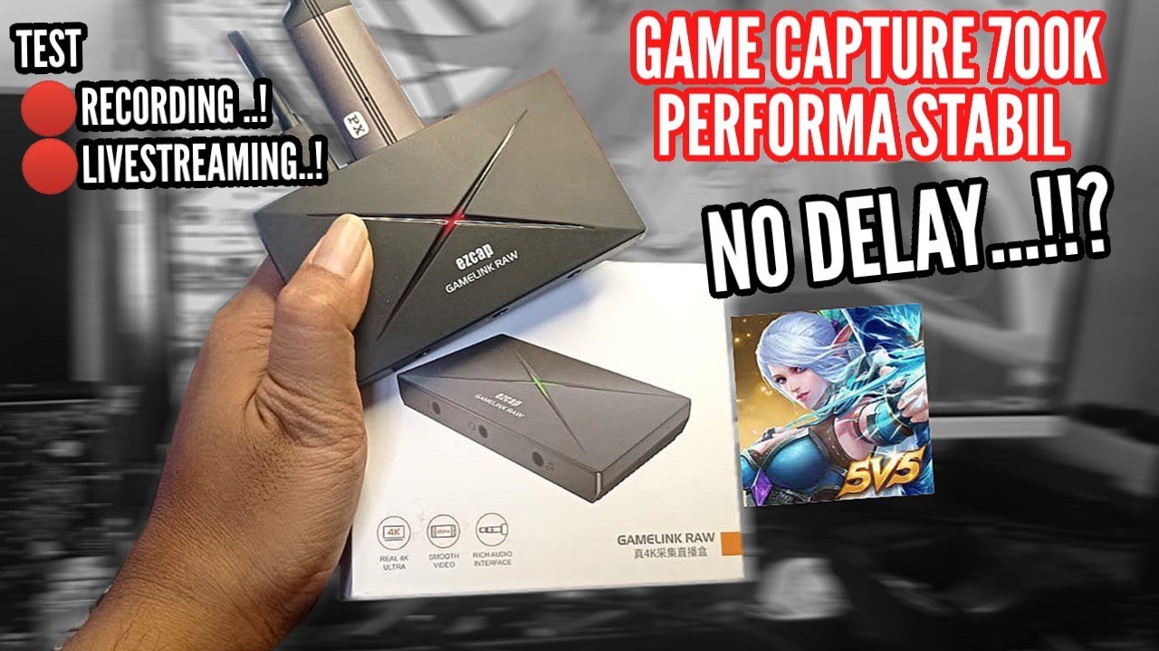 GAME CAPTURE EZCAP 333 REVIEW DAN TEST GAMING CAPTURE FOR MOBILE LEGENDS 60 FPS