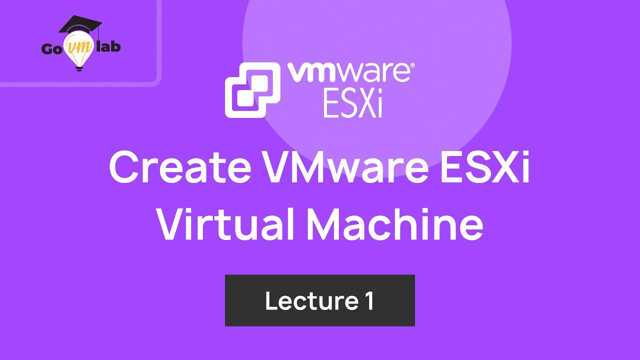 Лекция 1. Как создать виртуальную машину VMware ESXi: пошаговое руководство