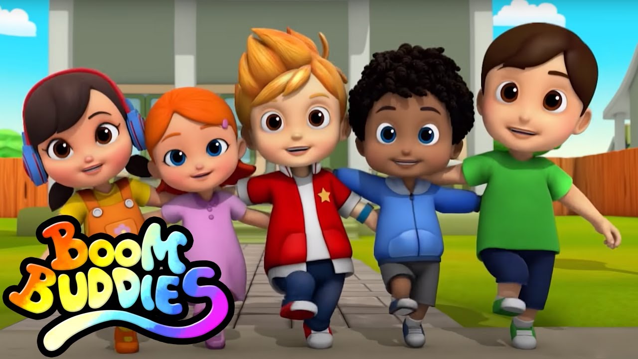 Rig A Jig Jig | Música para niños | Educación | Boom Buddies Español | Dibujos animados