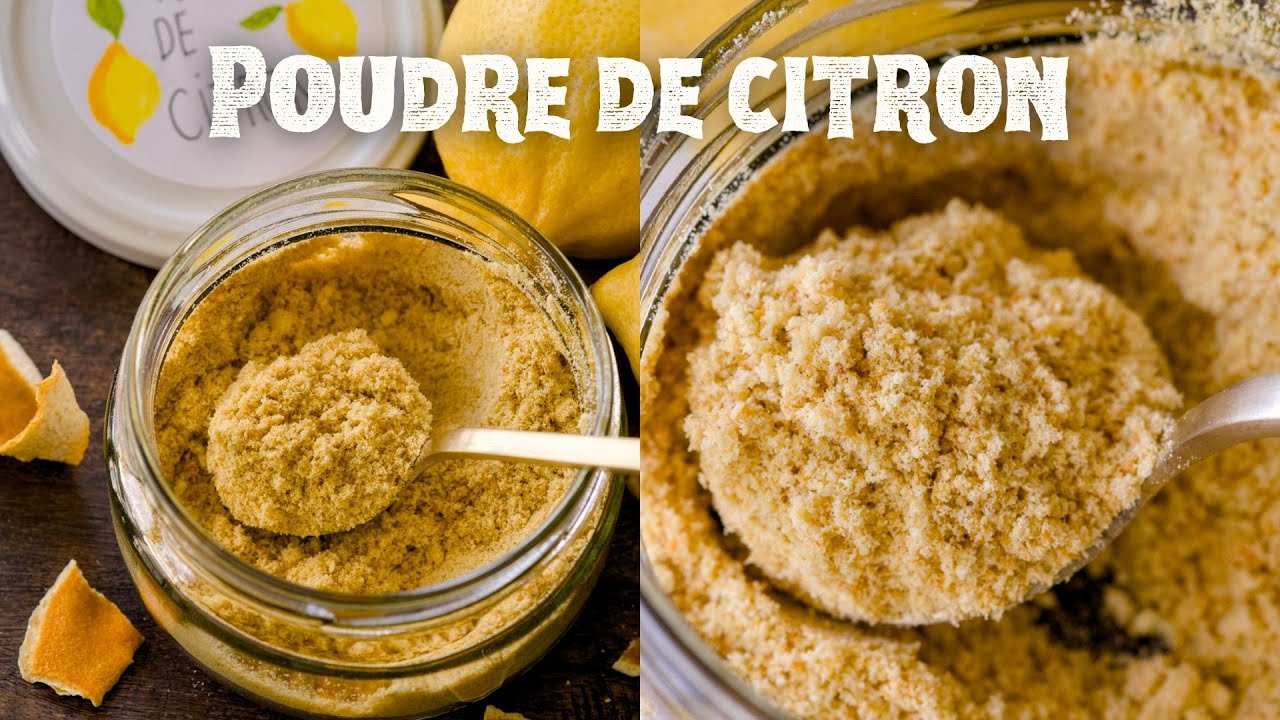 Poudre de citron (100% fruit)