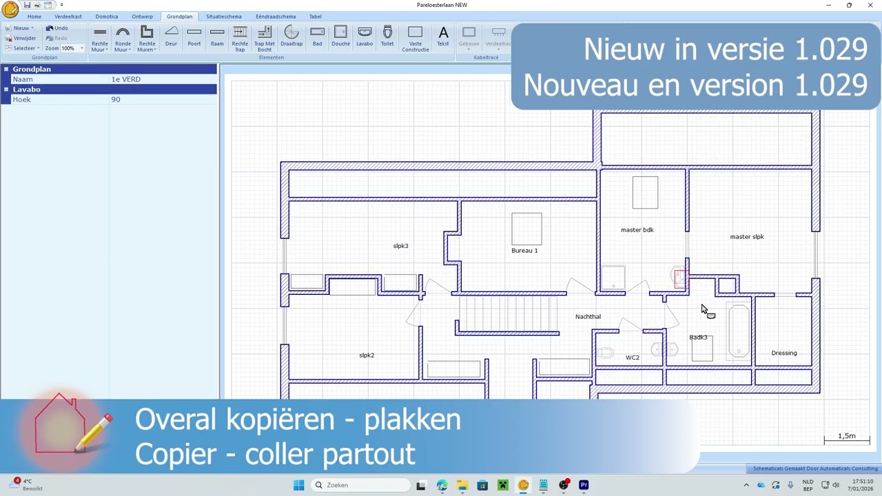 Schematicals: Nieuw in versie versie 1.029 /  Nouveau en version 1.029
