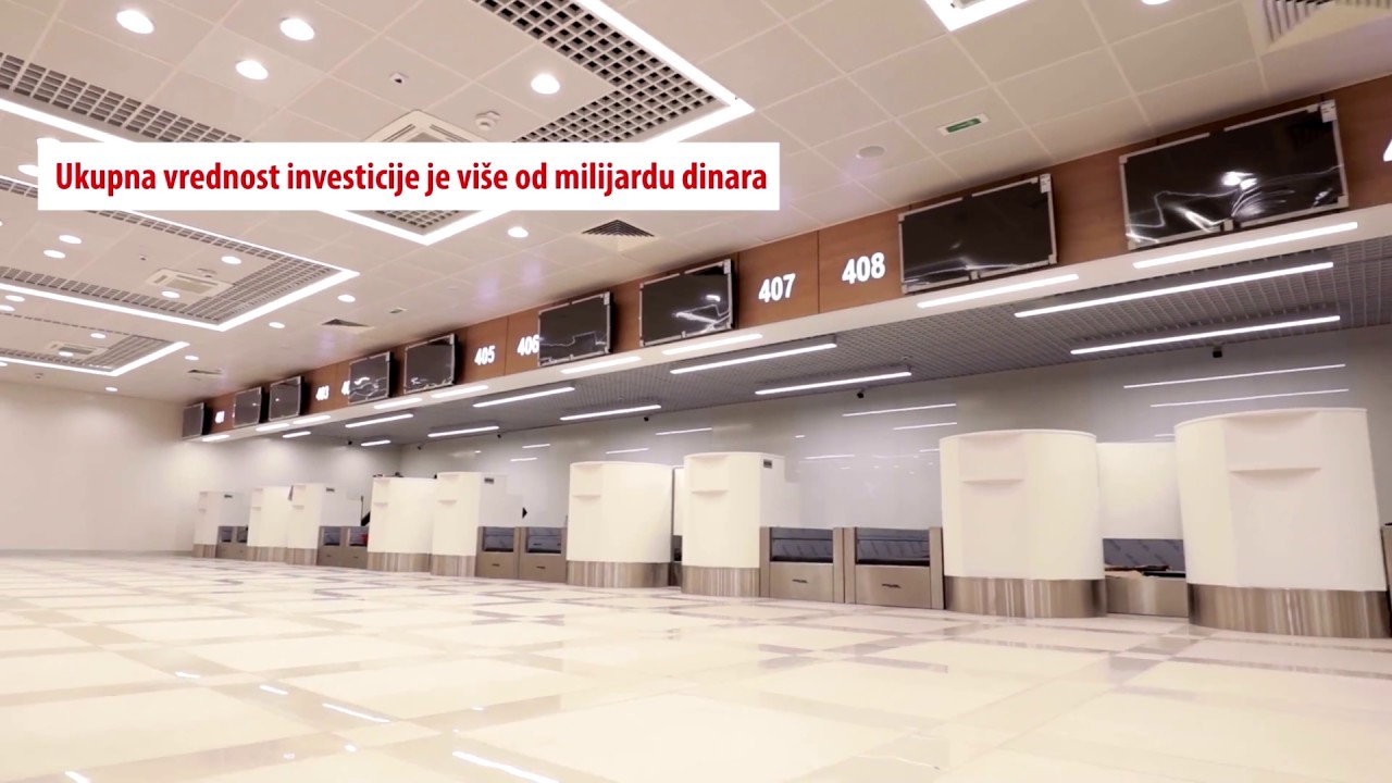 Aerodrom Nikola Tesla: Video o Terminalu 1 i Terminalu 2B