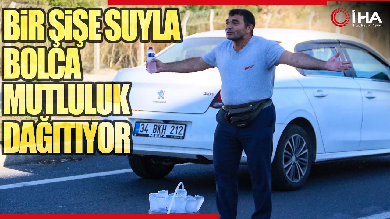 Bir Şişe Suyla Birlikte Bolca Mutluluk Satıyor