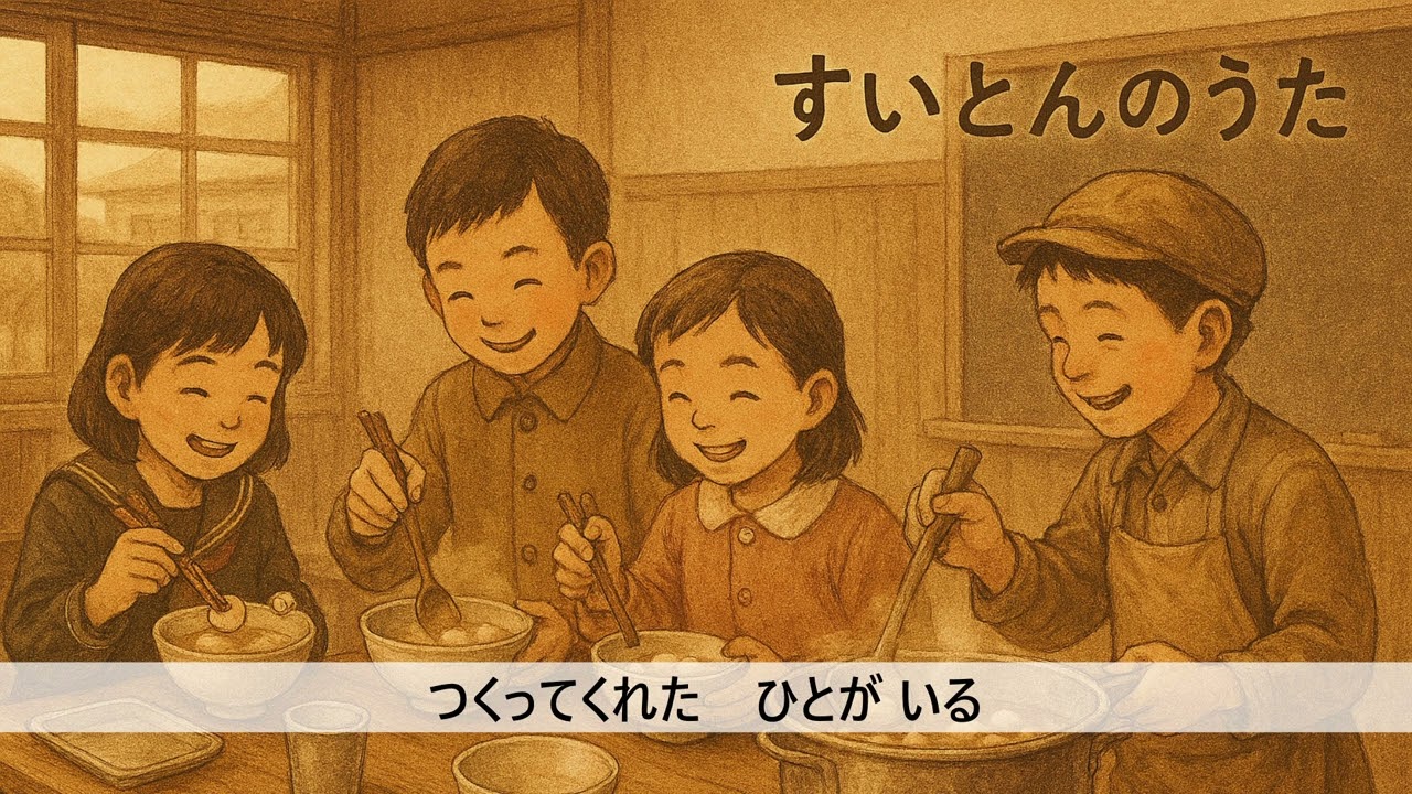 すいとんのうた｜給食のうた