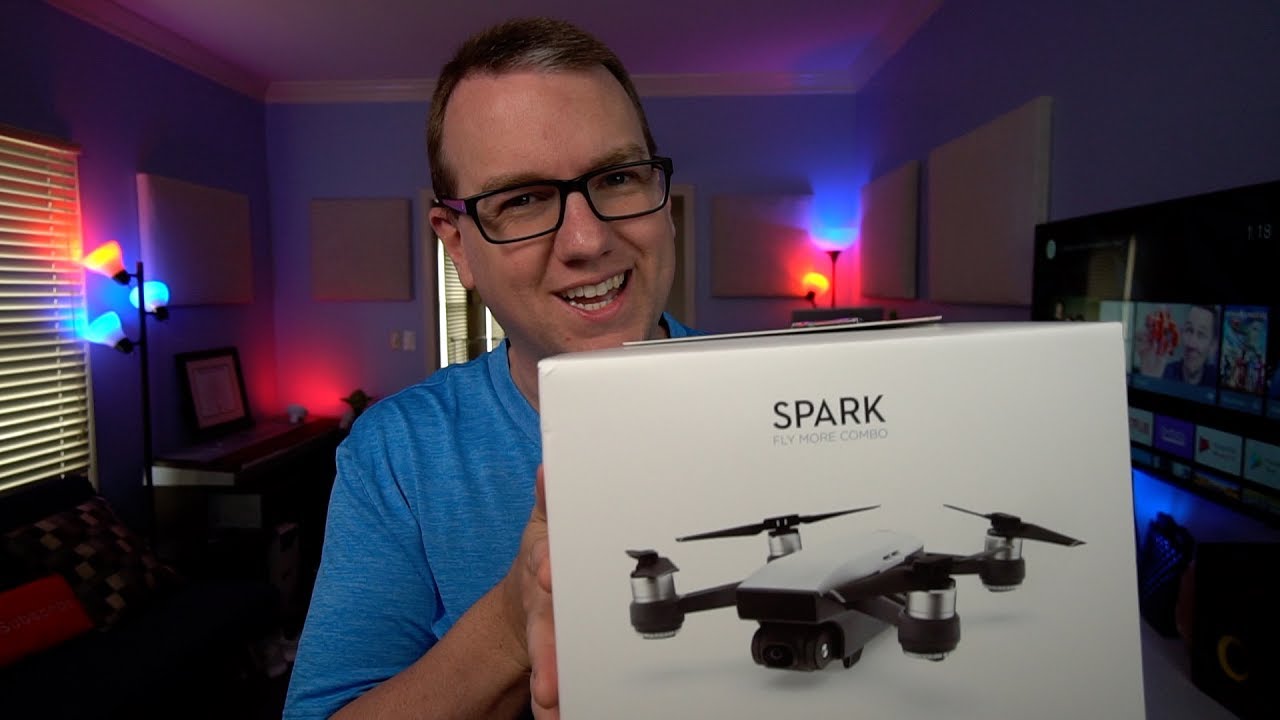 DJI Spark "Fly More" Combo Unboxing and First Flight