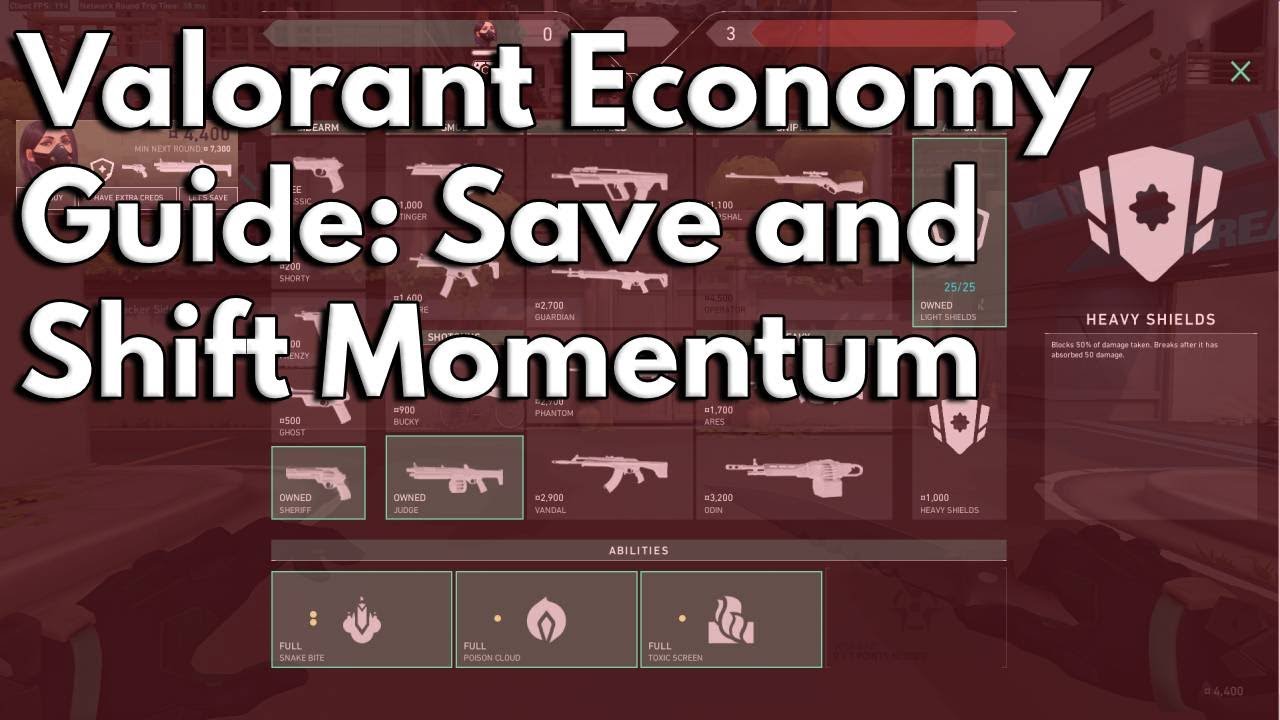 Valorant Tips: Economy, Saving, and Shifting Momentum.