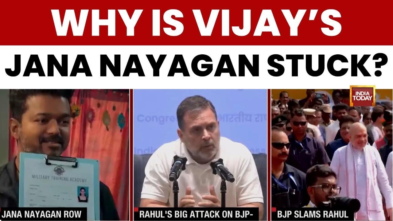 TVK Vijay&rsquo;s &lsquo;Jana Nayagan&rsquo; Sparks Political Row | BJP Targets Rahul Gandhi in Tamil Nadu