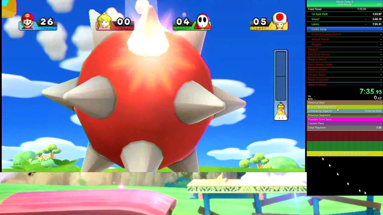 Mario Party 9 Speedrun De Modo Individual En 3:14:43.38