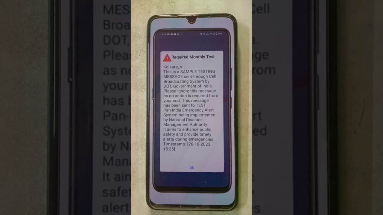 Pan India Emergency Alert System | Repaired Monthly Test | #shorts #alitiktech 👈
