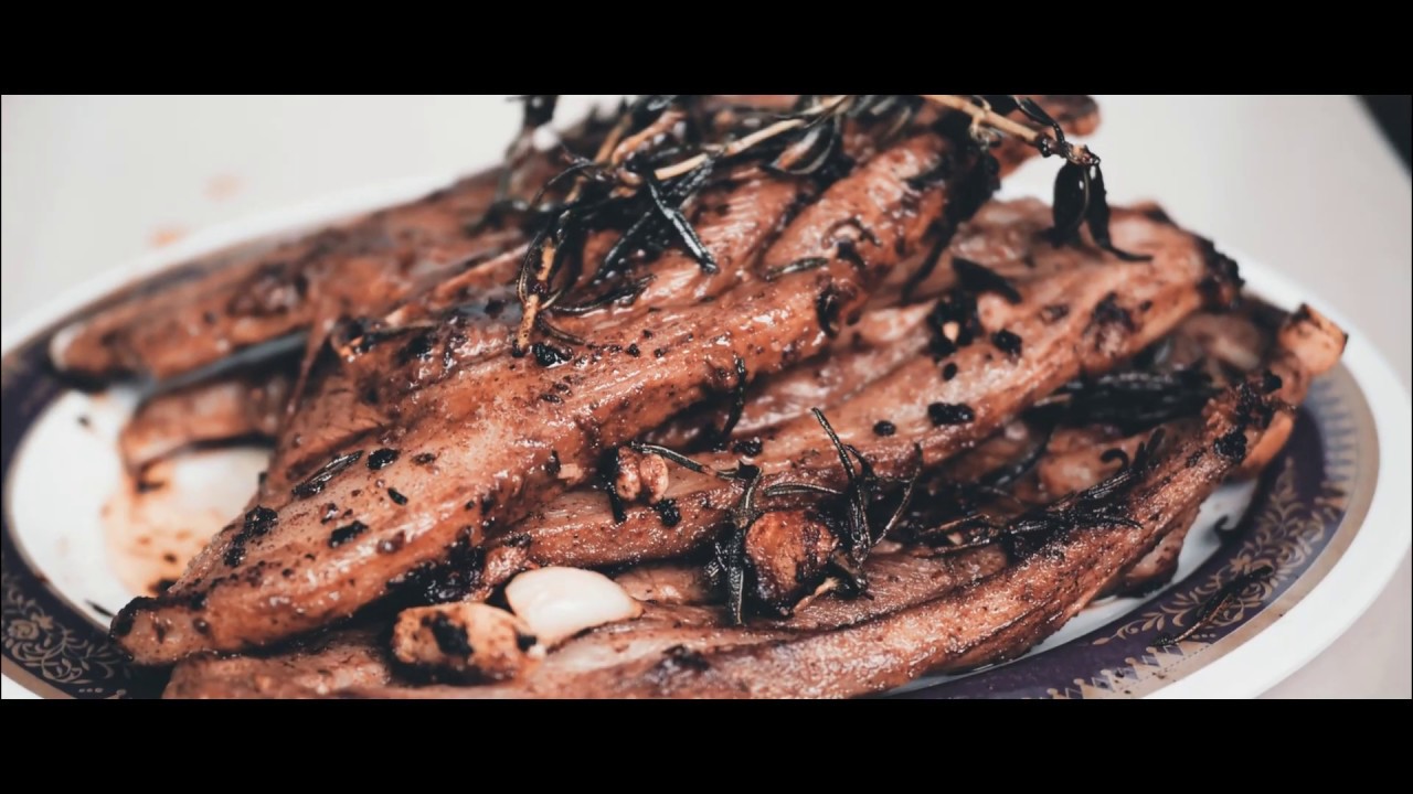 How to Make Lamb Shoulder Steak in Cinematic BRoll | Olympus OMD Em1mk2