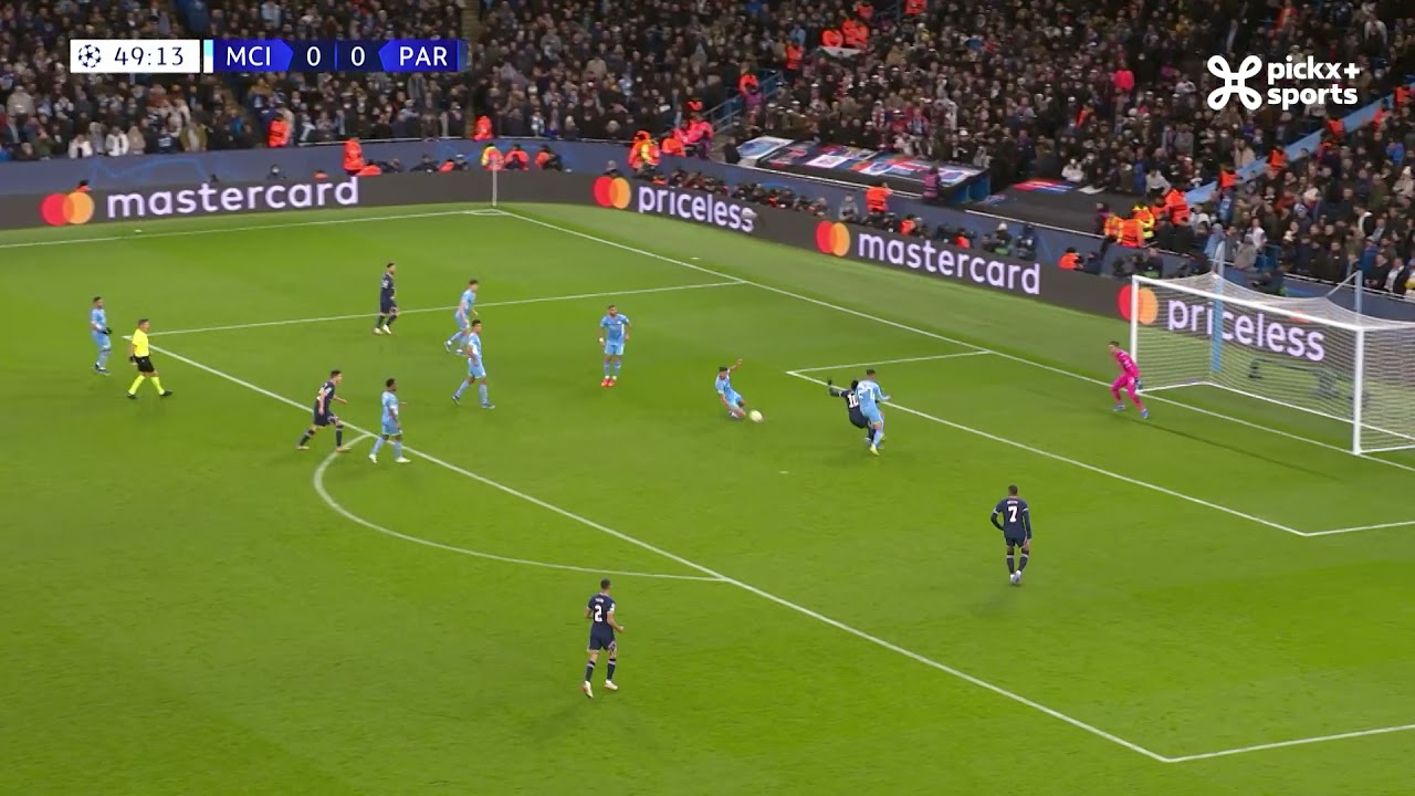 Champions League 24.11.2021 / Goal 1 Mbapp&eacute; against Man. City