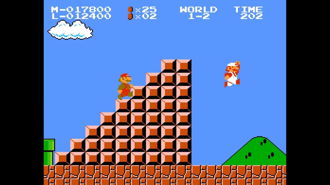 Super Mario Bros: Co-op Rom Hack - 2 Players (NES?)