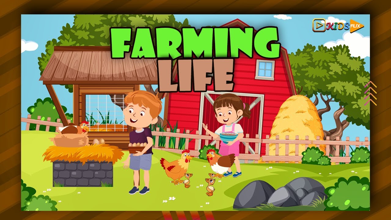 Farm Life Song for Kids: A Charming Musical Journey into the Countryside🐔🐄