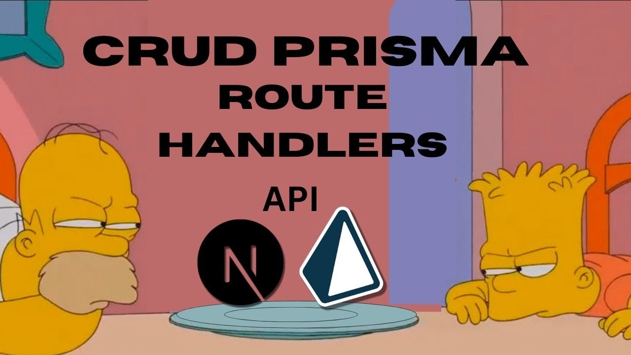 CRUD Prisma Nextjs 14 Route Handlers API