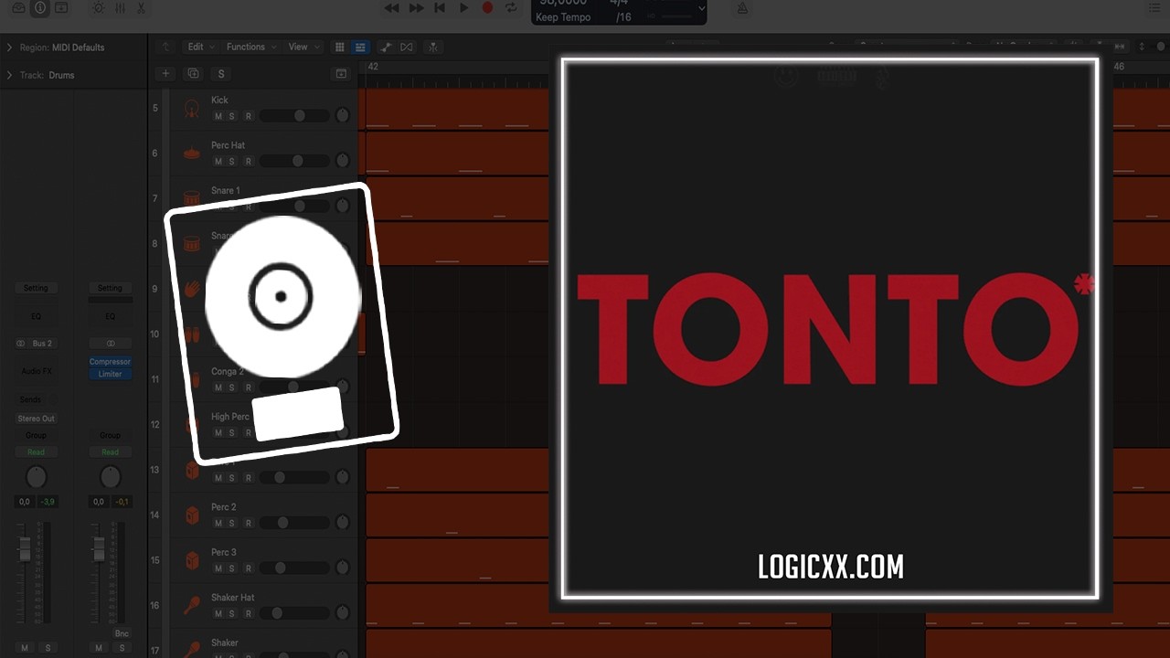 J Balvin, Ryan Castro & DJ Snake - Tonto (Logic Pro Remake)