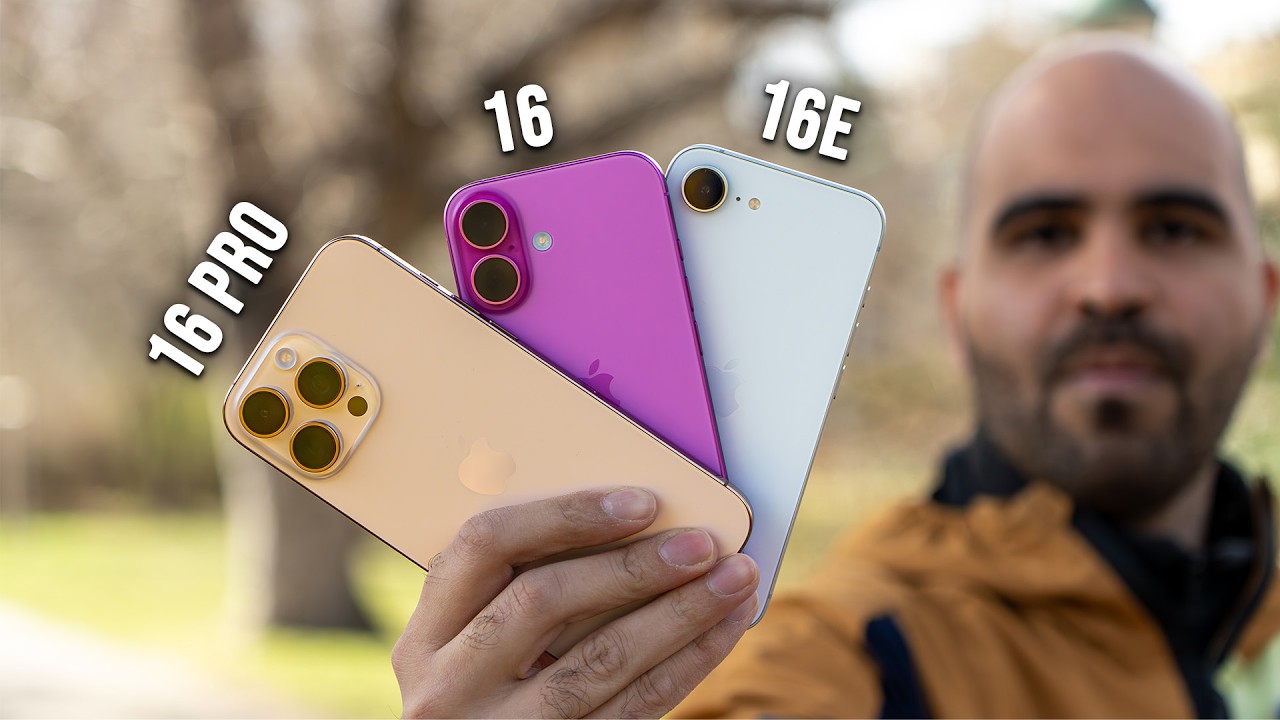 iPhone 16E vs. 16 vs. 16 Pro – Camera Comparison!