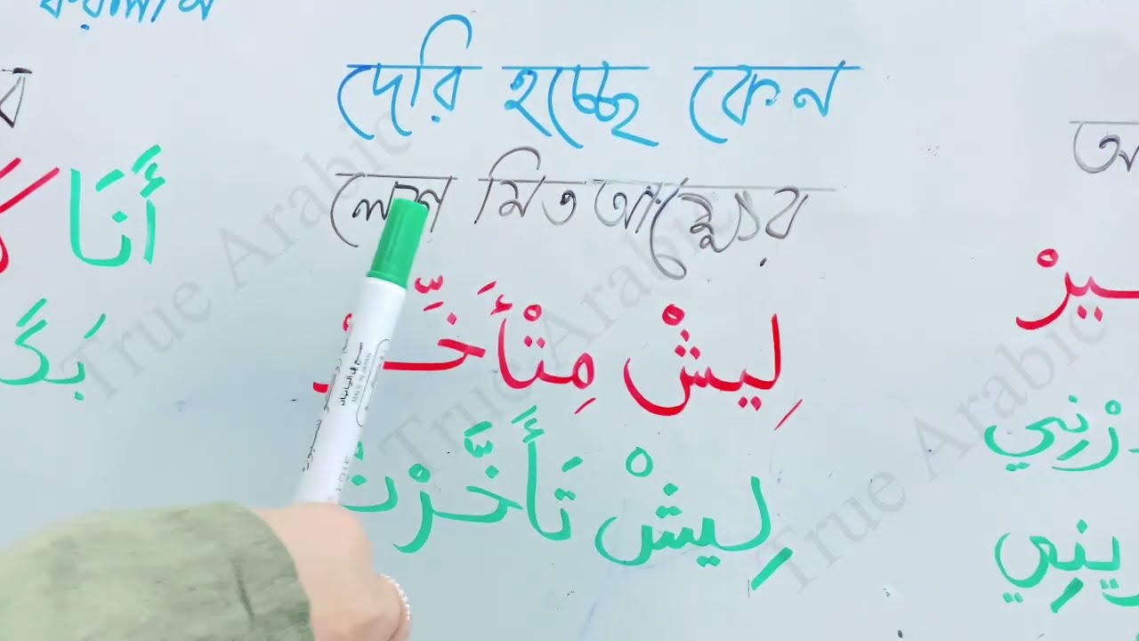 Learn Arabic about delivery service | আরবিতে ডেলিভারি সম্পর্কে দরকারি বাক্য শিখুন