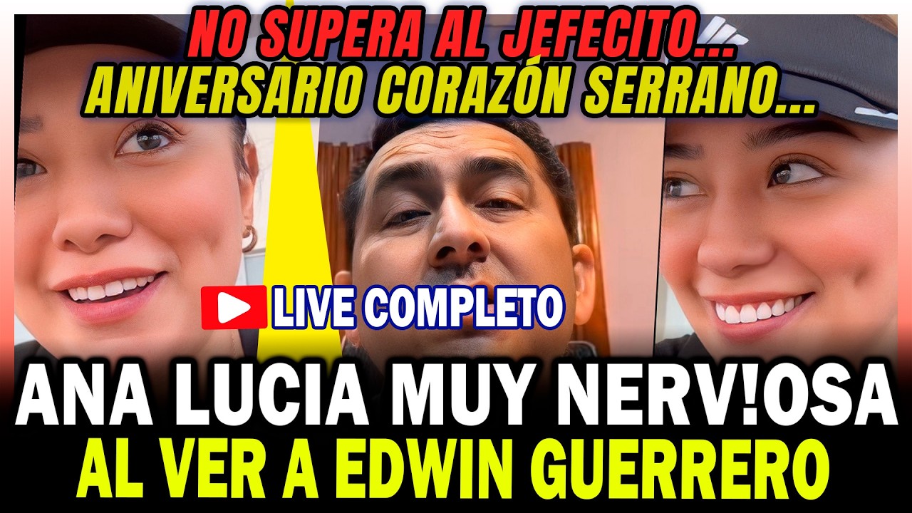 ANA LUCÍA URBINA NERVIOSA frente a EDWIN GUERRERO antes del ANIVERSARIO de CORAZÓN SERRANO 33