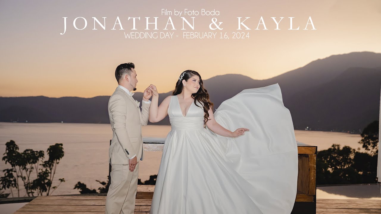 Kayla & Jonathan  Wedding Trailer - Cardedeu Lago de Coatepeque El Salvador