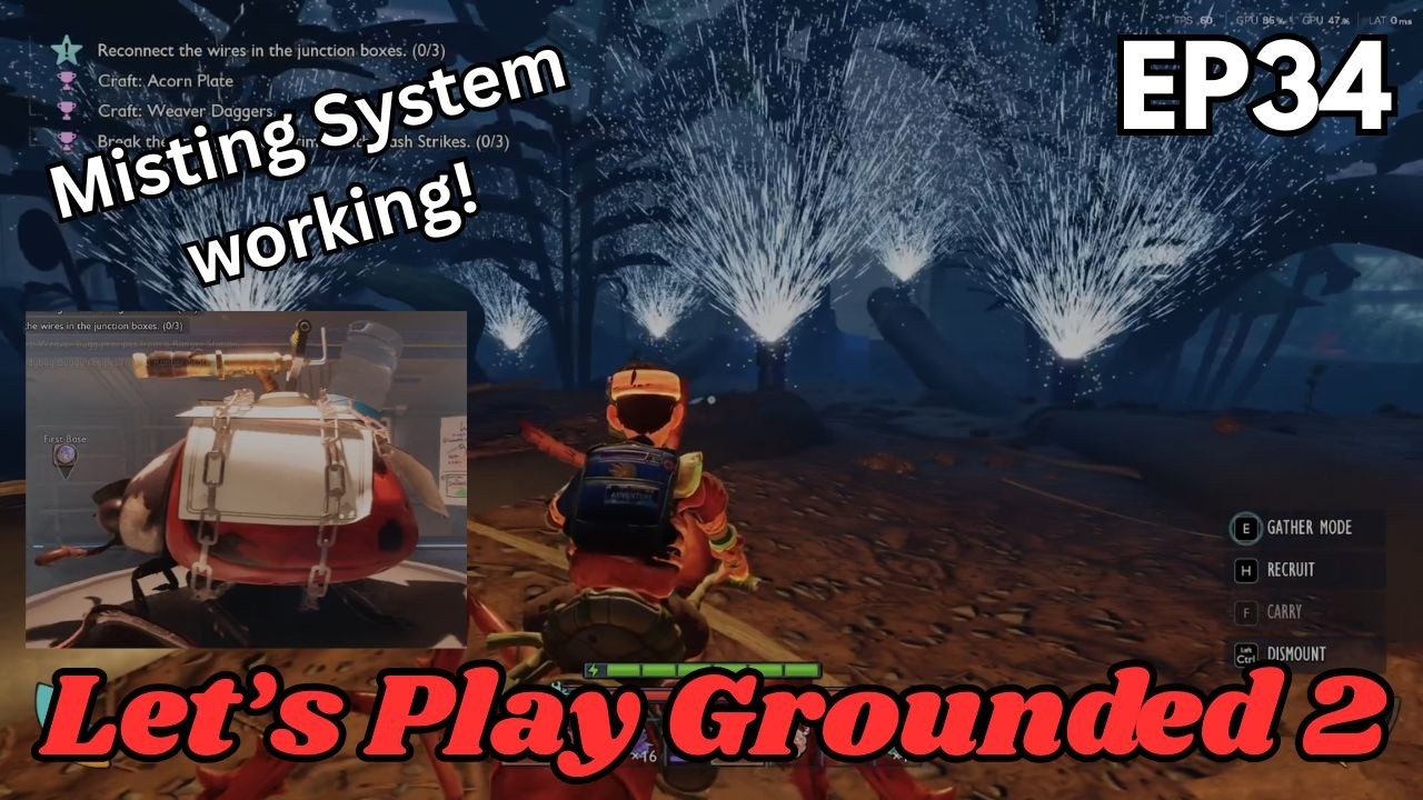 Misting system working, Ladybug buggies!? | Raptor X | Let's Play Grounded 2 EP34
