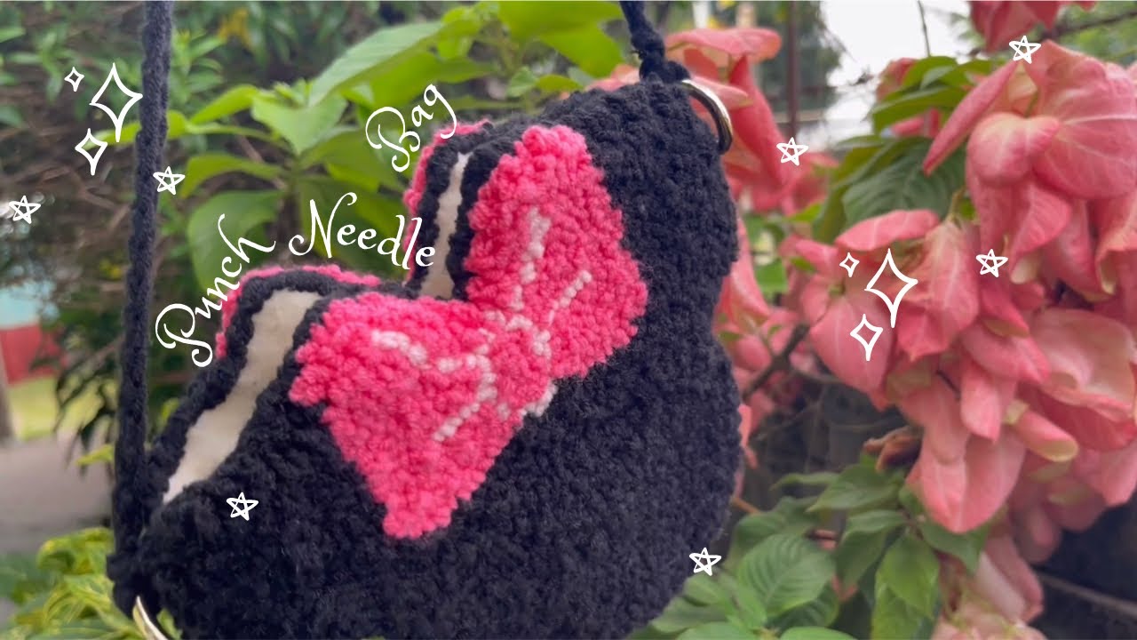 Minnie Mouse Bag 🎀 Punch Needle w/ Me