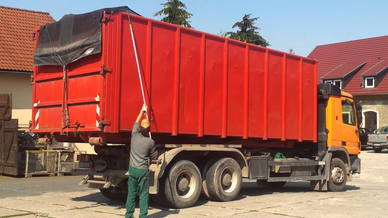 Shur-Co Hytower Planensystem aufplanen Donovan TEIL 2/2 Dr. THIEL® Planen Container Rollcontainer