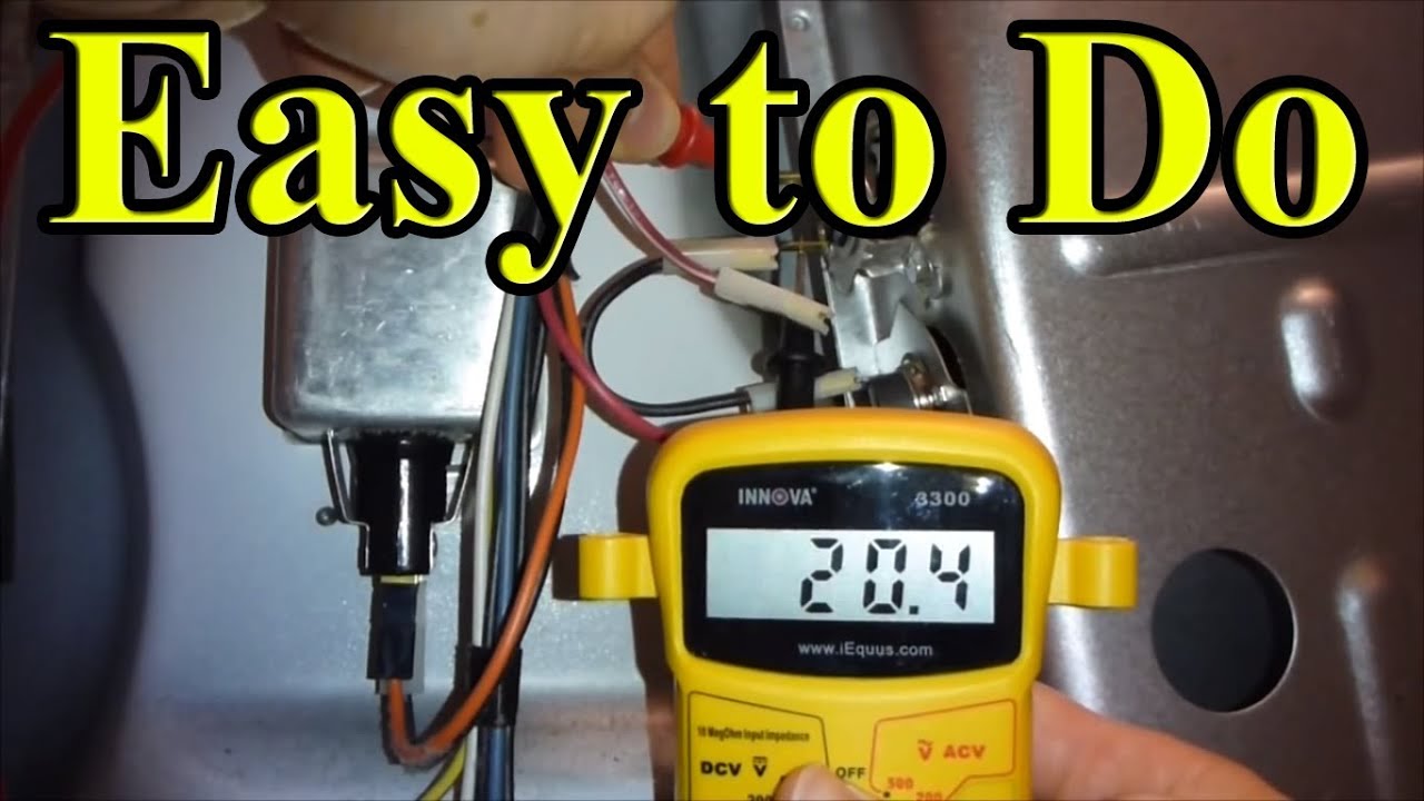 How to Fix YOUR gas Dryer that is not heating up (Part 1 rear panel)