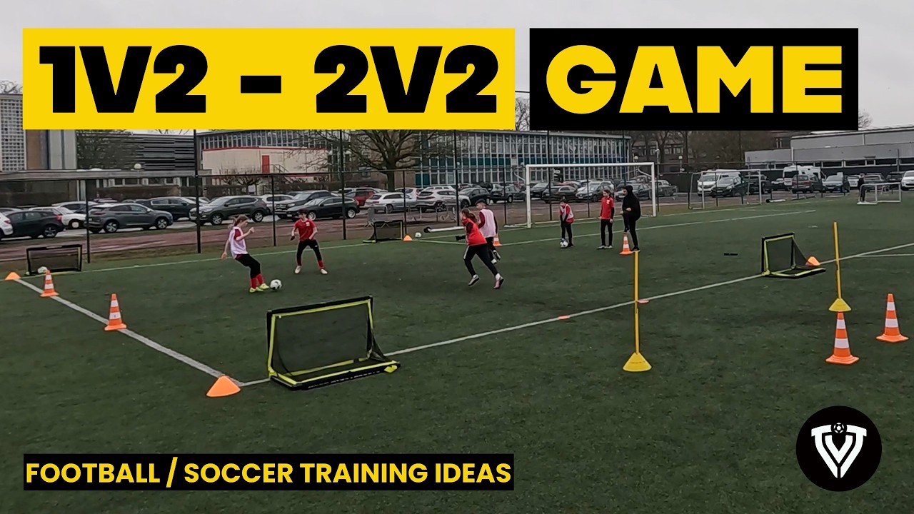 This 1v2 Drill Forces Players to Dribble Without Hesitation