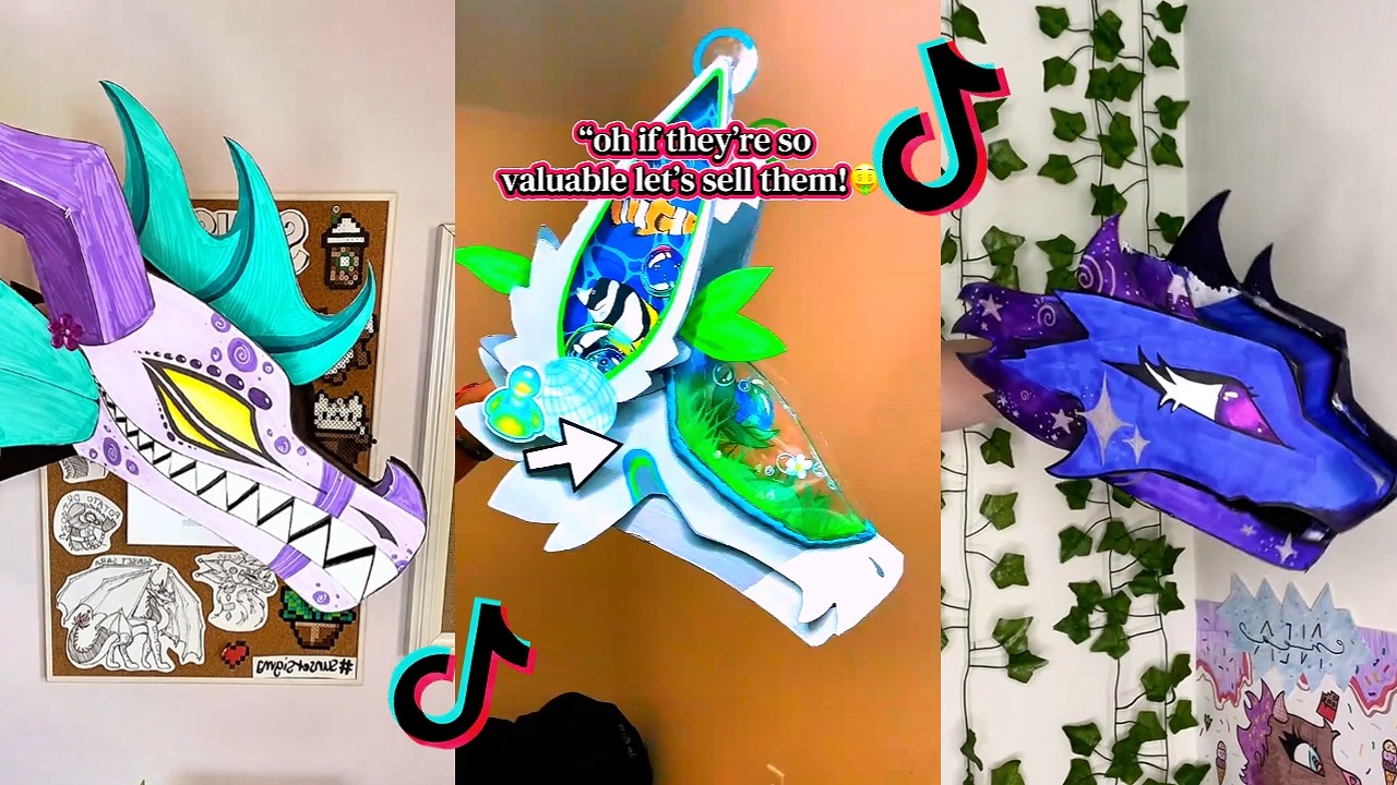 Viral Paper Dragon Compilation 🔥