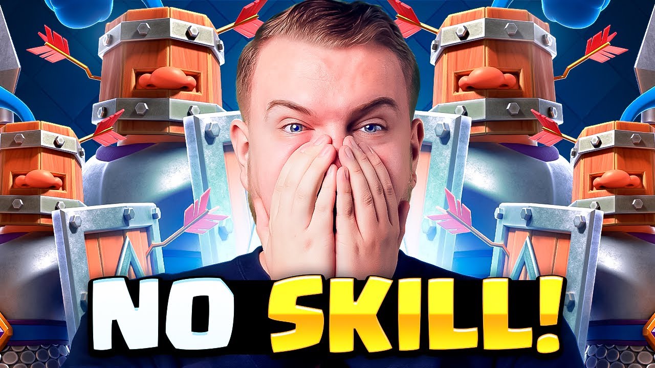 THIS NO SKILL RECRUITS DECK BEATS EVERYONE IN CLASH ROYALE!