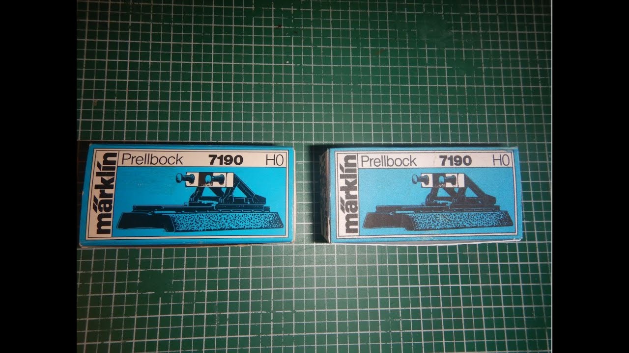 Nachbau einer M&auml;rklin Verpackung - drucken und auf Karton kleben