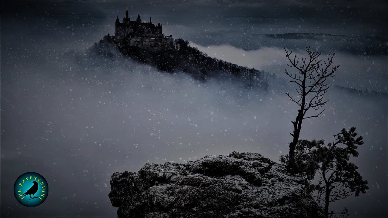Castle Snow Storm, Meditation Sounds For Relaxation Mind Deep Sleep Stress And Anxiety Relief.