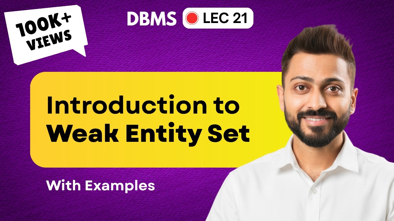 Introduction to Weak Entity Set with Example |  Database Management System