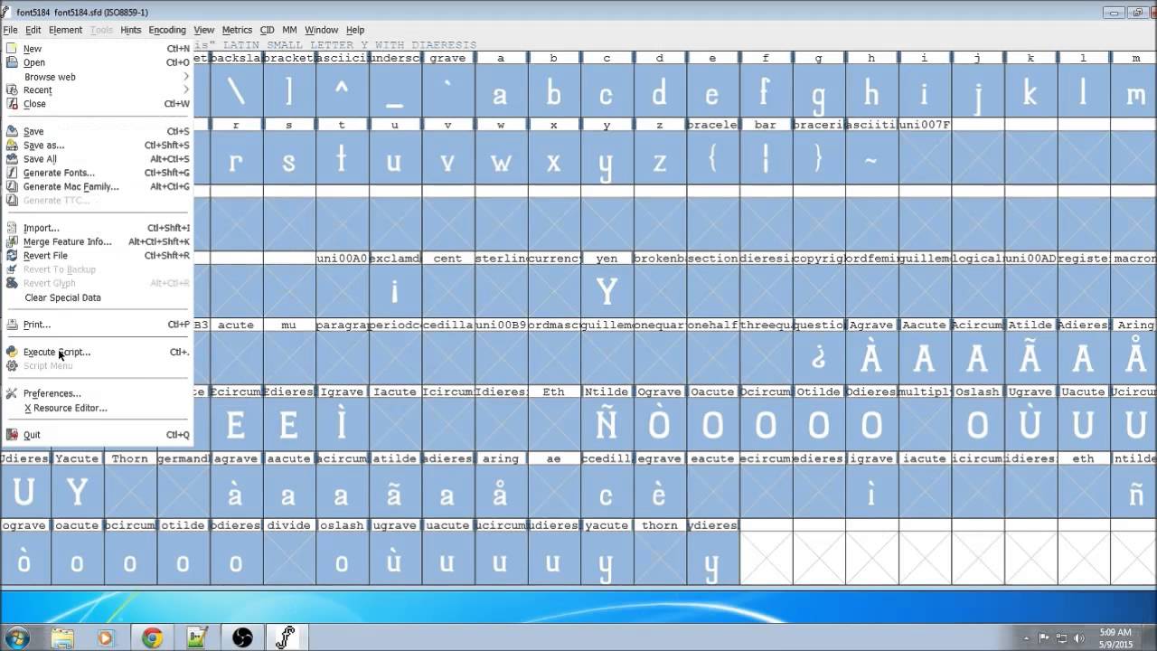 how to make a font in 9 hours