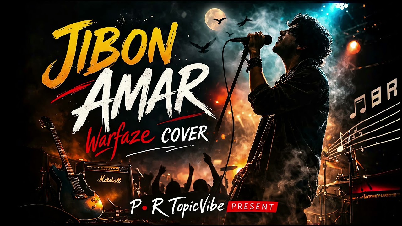 Jibon Amar (Warfaze) Cover Song | Bangla Rock Music | P•R TopicVibe Present