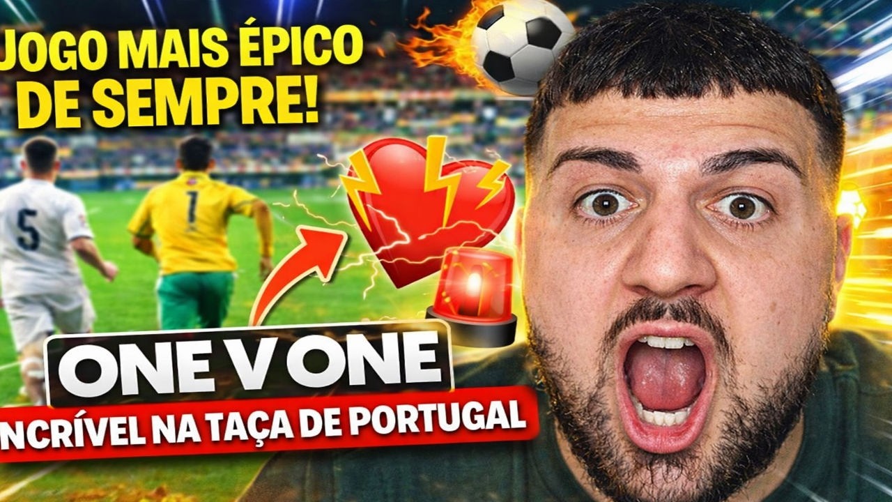 ISTO NUNCA TINHA ACONTECIDO… SHOOTOUT INSANO NA TAÇA DE PORTUGAL! 🤯 REACT ONE V ONE