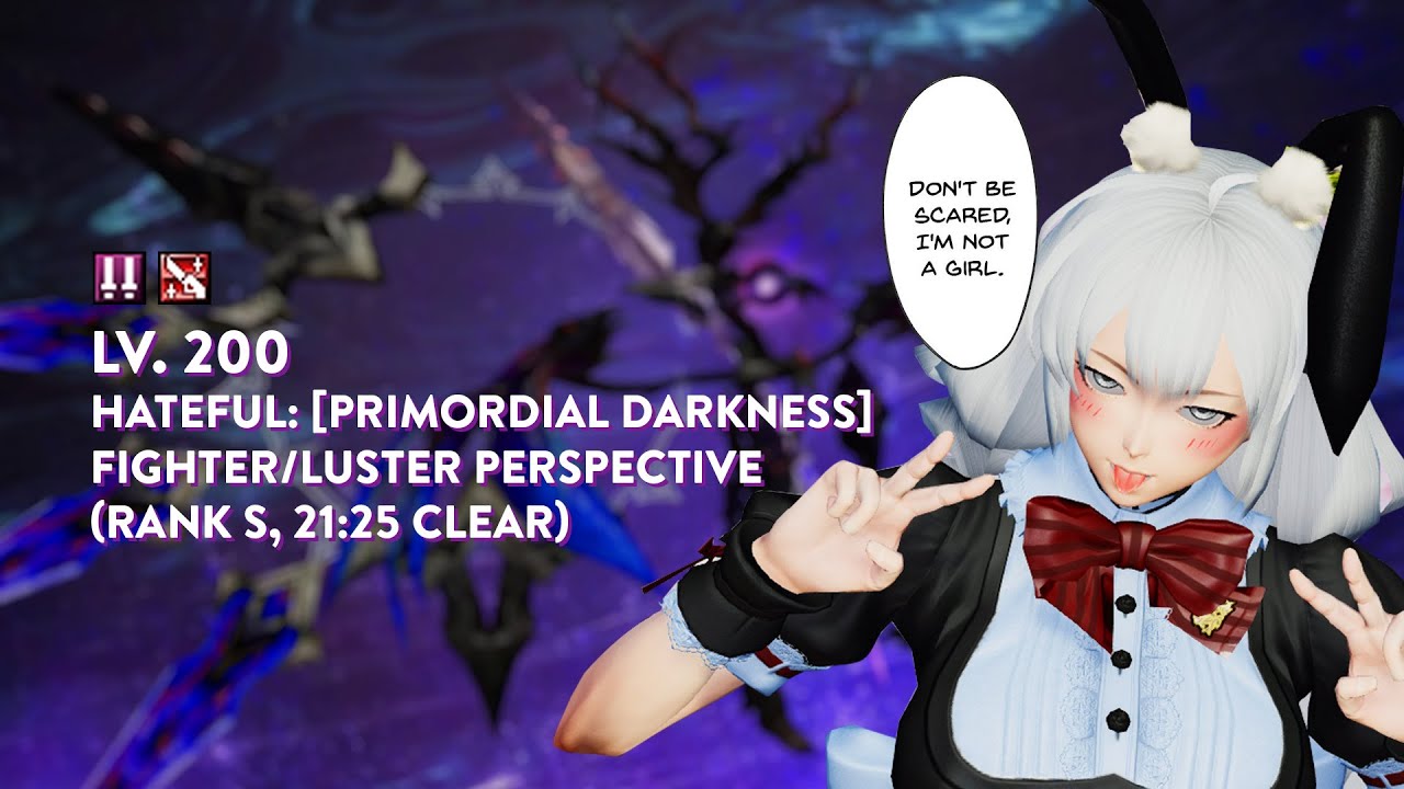 [PSO2 JP] Primordial Darkness Twisted by Hatred (HTPD) 21:25 FiLu Rank S