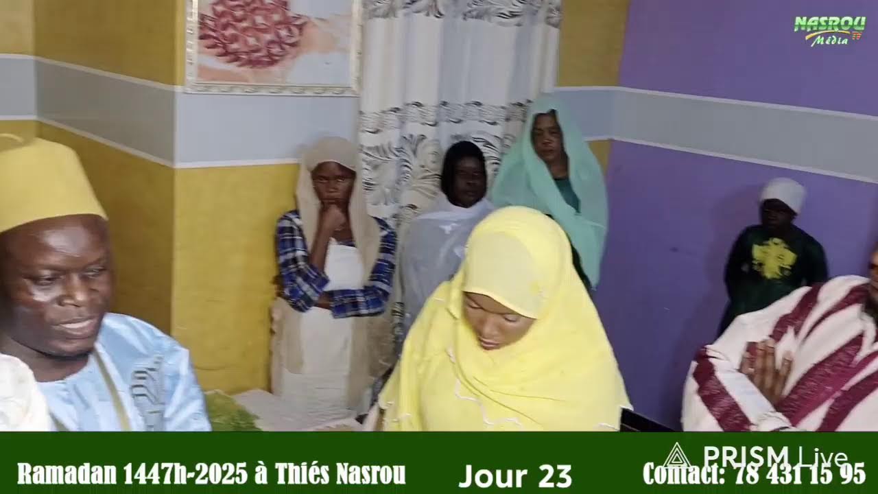 Live streaming of NASROU TV média Vivification du Moi de Ramadane Chez Serigne Assane kane Nasrou