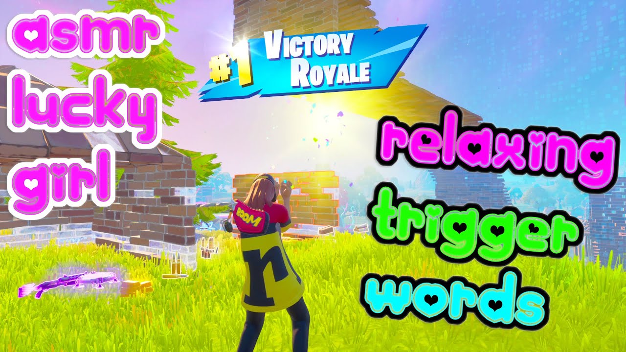 ASMR Gaming 🍀 Fortnite Solo Win Relaxing Mouth Sounds 💤 Whispering 🎧