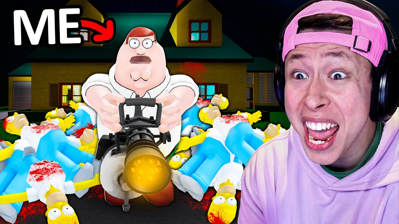Abusing PAY 2 WIN in Roblox's DUMBEST Game (PETER vs HOMER)