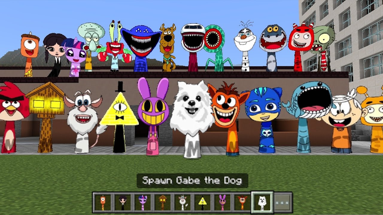 Sprunki OC Gabe the Dog Added to Minecraft PE