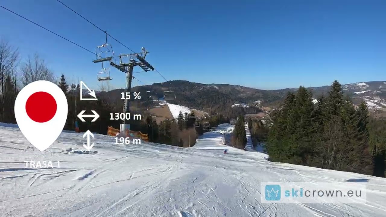 Cieńków Wisła Malinka Śląsk / trasa 1 Czerwona, cały zjazd