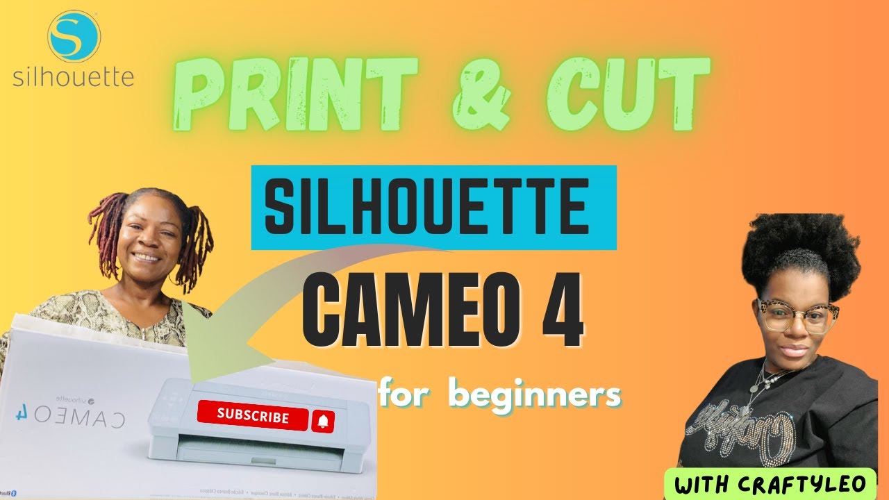 How to Print and Cut [Silhouette Cameo 4] Tutorial for beginners
