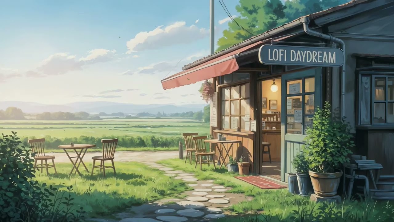 Countryside Lofi Café ☕ Focus • Calm • Relax