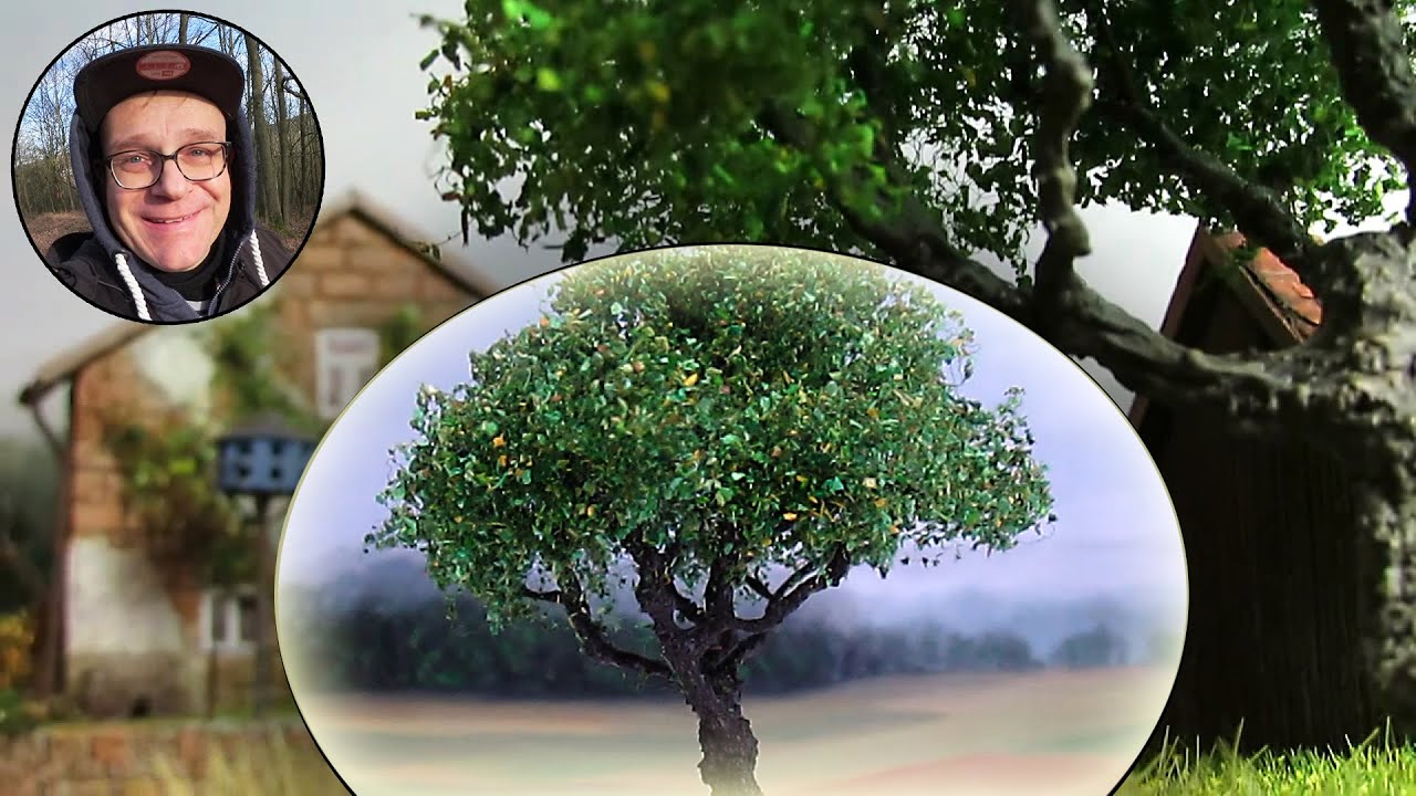 TUTORIAL Modellbau: Ein knorriges Bäumchen für den Weiher! #Dorfweihermodell 3 #kunstmichiworld 113