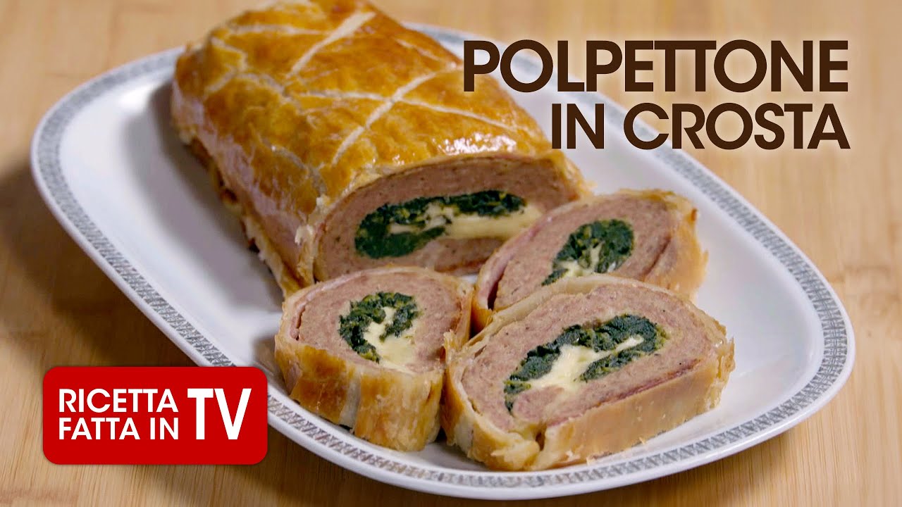 POLPETTONE IN CROSTA di Benedetta Rossi - Ricetta TV Fatto in Casa per Voi